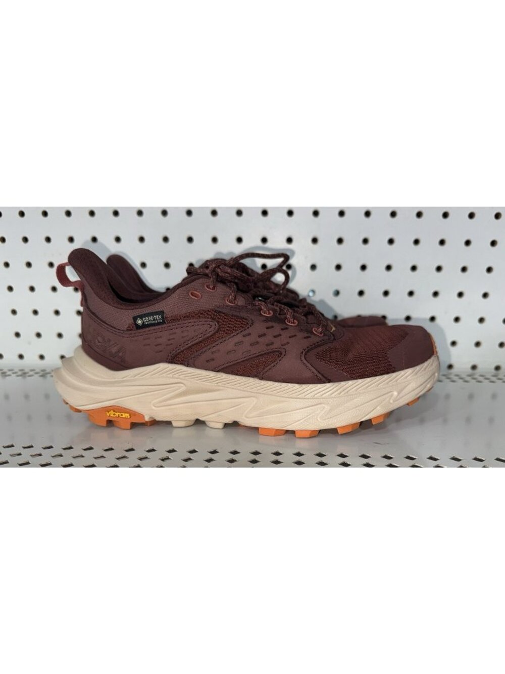 Hoka One One Anacapa 2 Low GTX Womens WP Athletic Hiking Shoes Size 7 Maroon